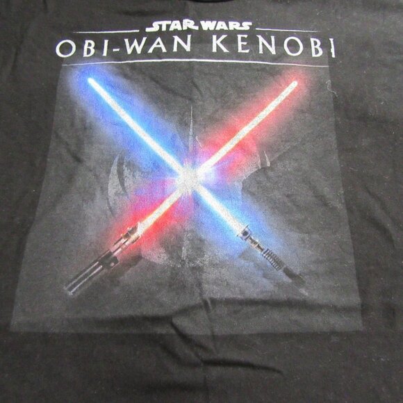Star Wars: Obi-Wan Kenobi Lightsaber Dark Side vs Jedi Clash Graphic Tee - Picture 3 of 6